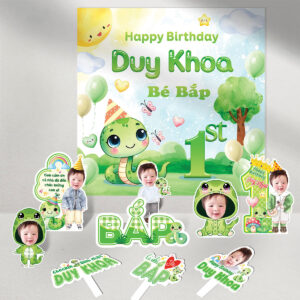 Combo trang trí sinh nhật BÉ TRAI theo con giáp